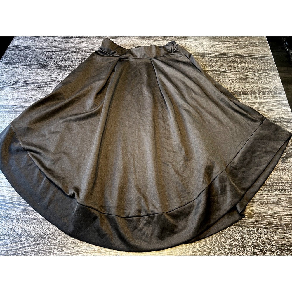 Black High Low Skirt Small‎ Polyester Spandex Party Cocktail Evening